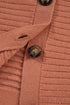 Wide Rib Knit Button Front Dolman Sleeve Sweater Cardigan
